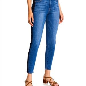 FRAME Le High-Rise Tuxedo-Stripe Jeans (23)